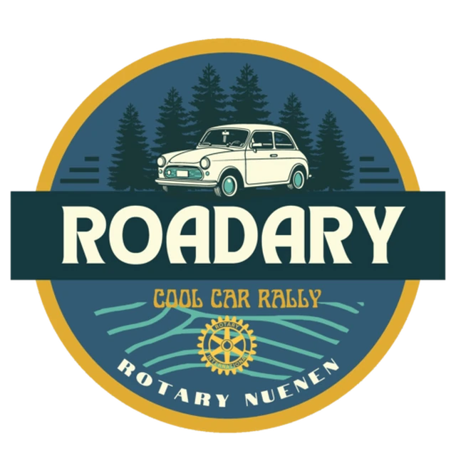 Logo Roadary, Cool Car Rally, Rotary Nuenen